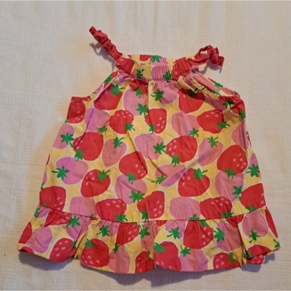 Gymboree girls size 2T Strawberry Sweetheart tank top VGUC
